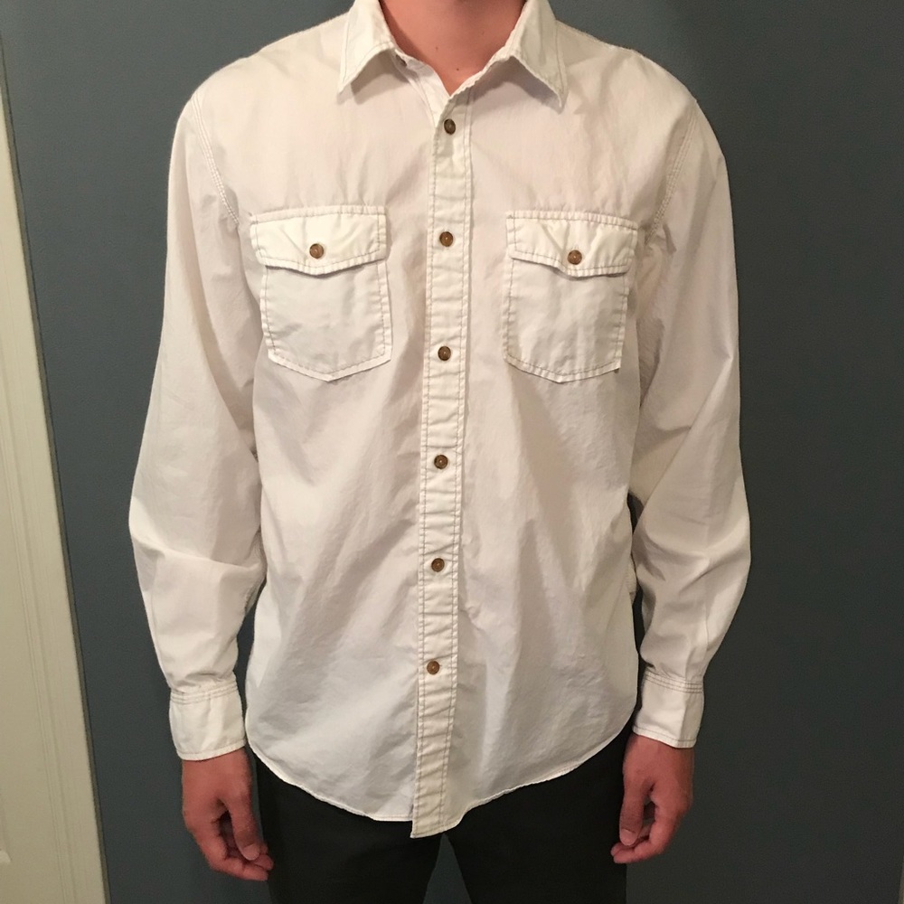 Men’s Tommy Hilfiger White Button Down Shirt